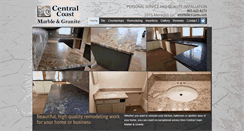 Desktop Screenshot of centralcoastmarbleandgranite.com